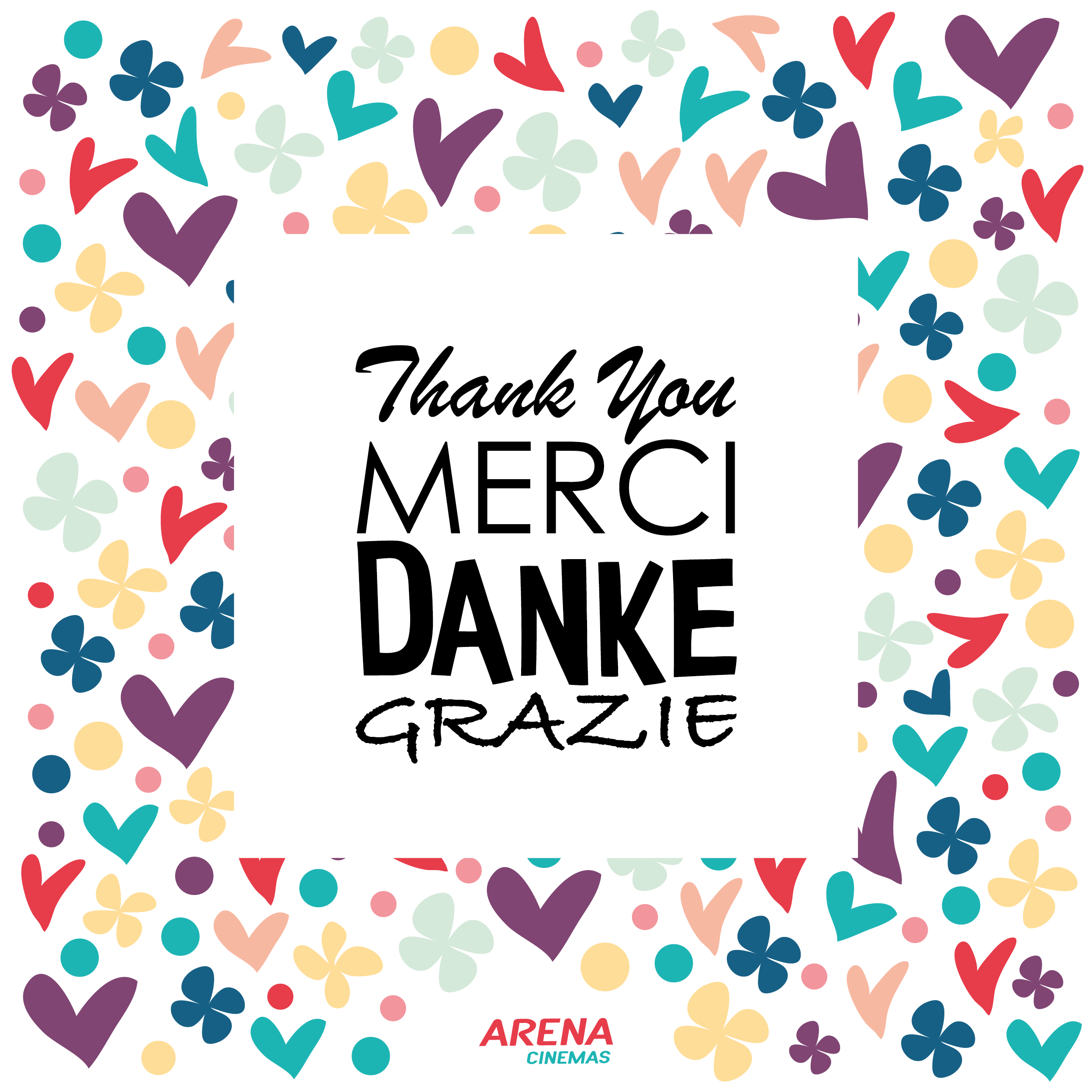 Danke, Thank You, Merci, Grazie